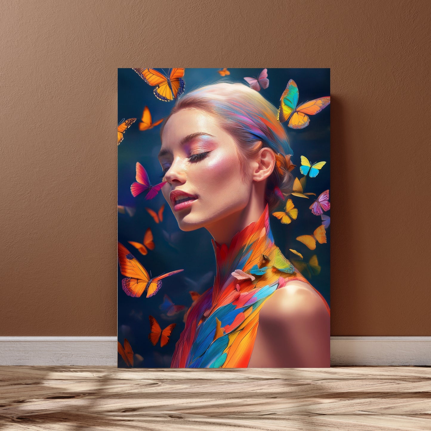 Butterfly Woman / 80 x 60 cm, PhotoSCHWEIZ