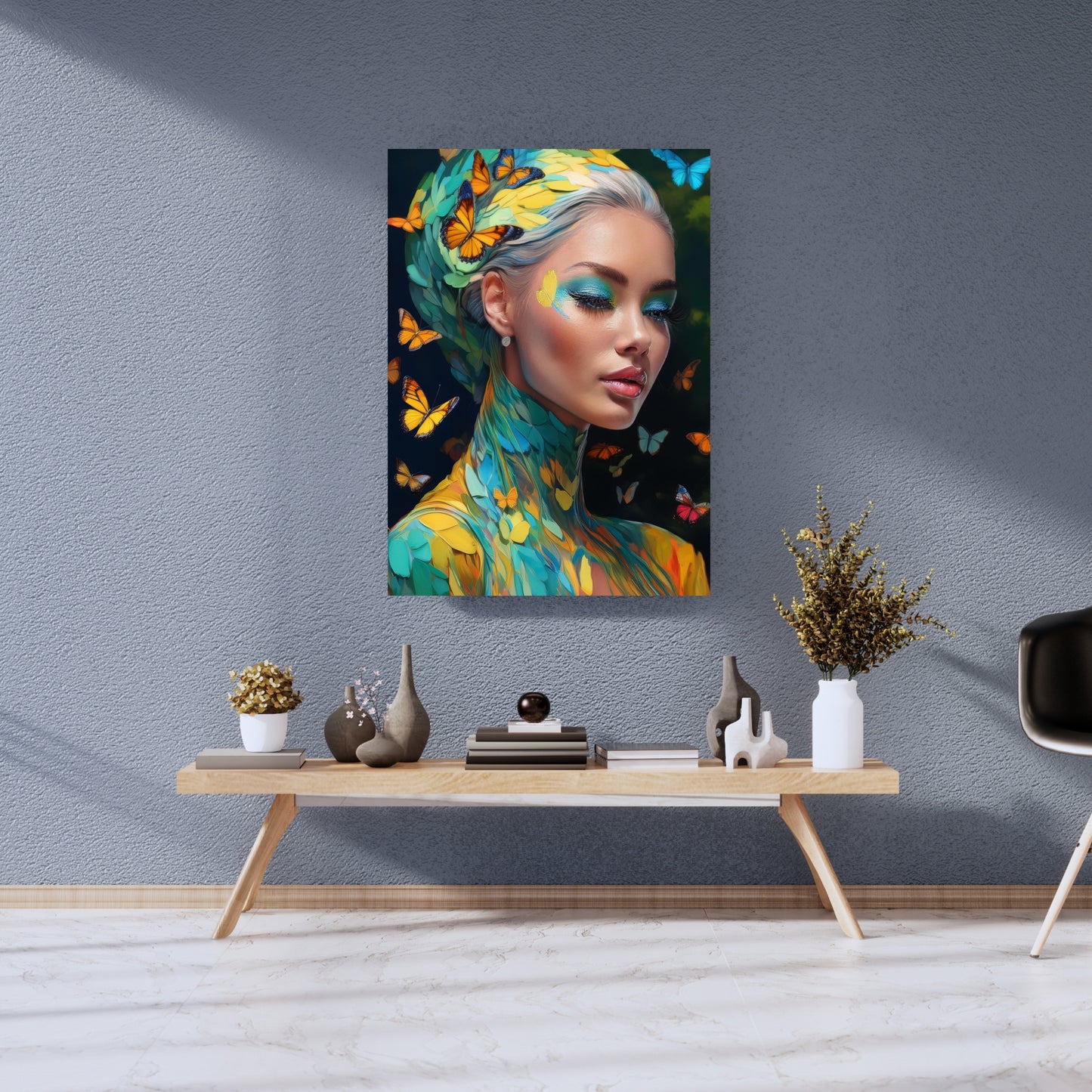 Painting Woman / 80 x 60 cm