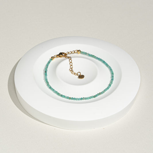 Amazonitperlen Armband