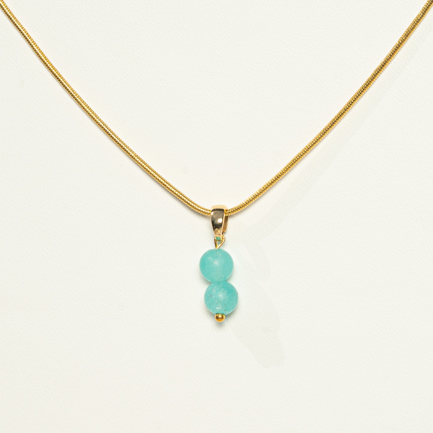Set Aquamarin, handmade