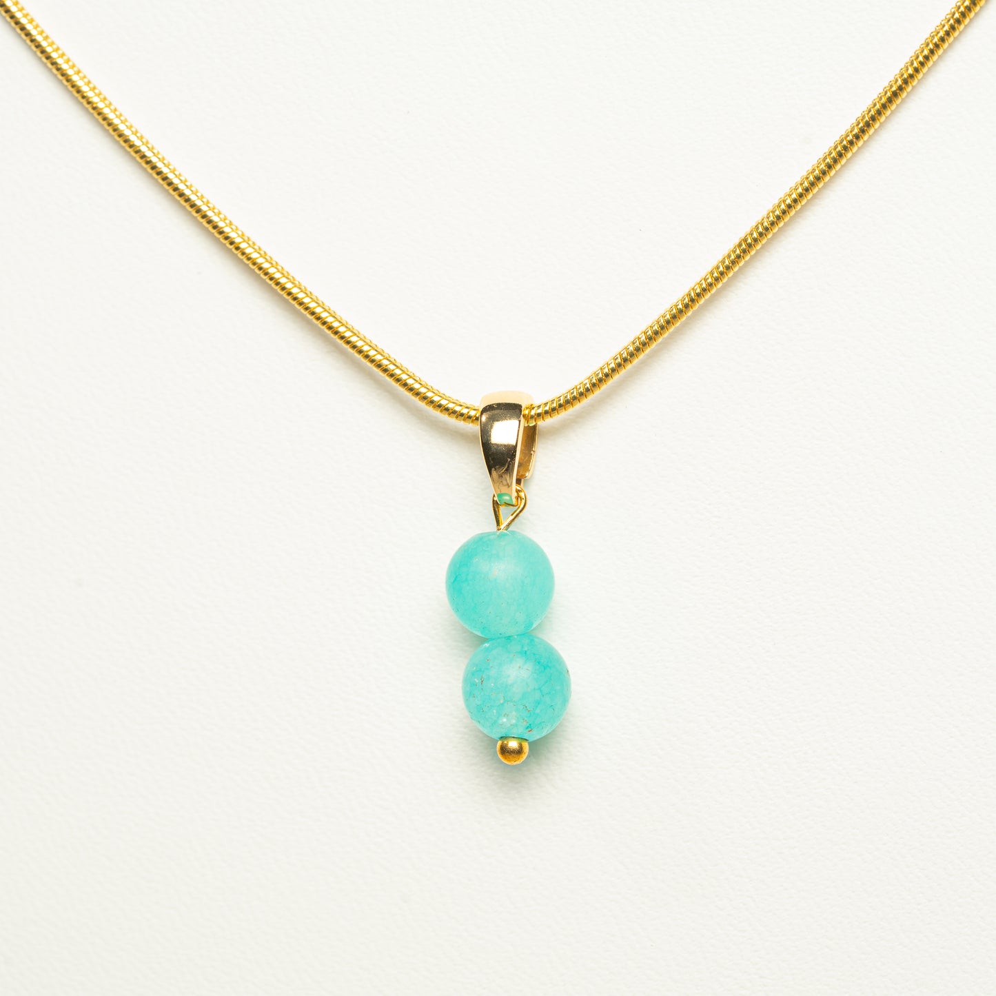 Set Aquamarin, handmade