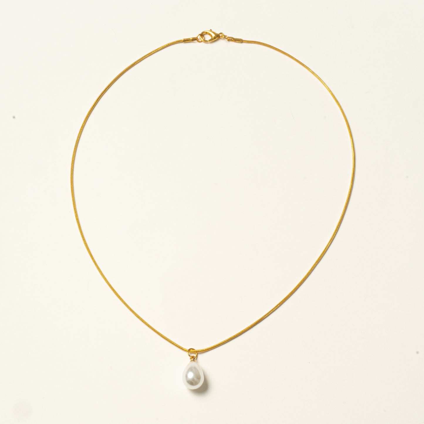 Set weisse Perlen, handmade