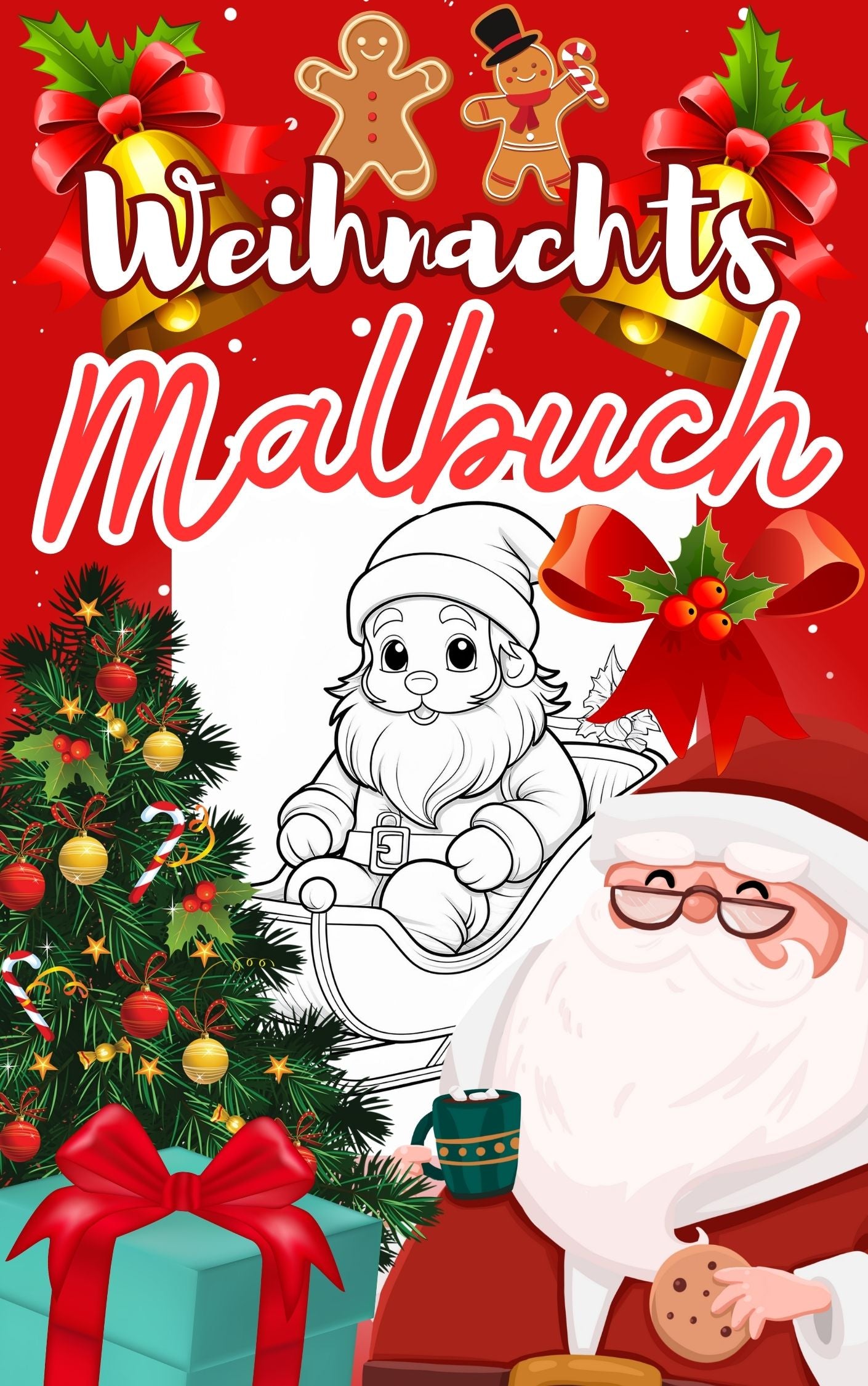 Malbuch für Kinder - Weihnachten