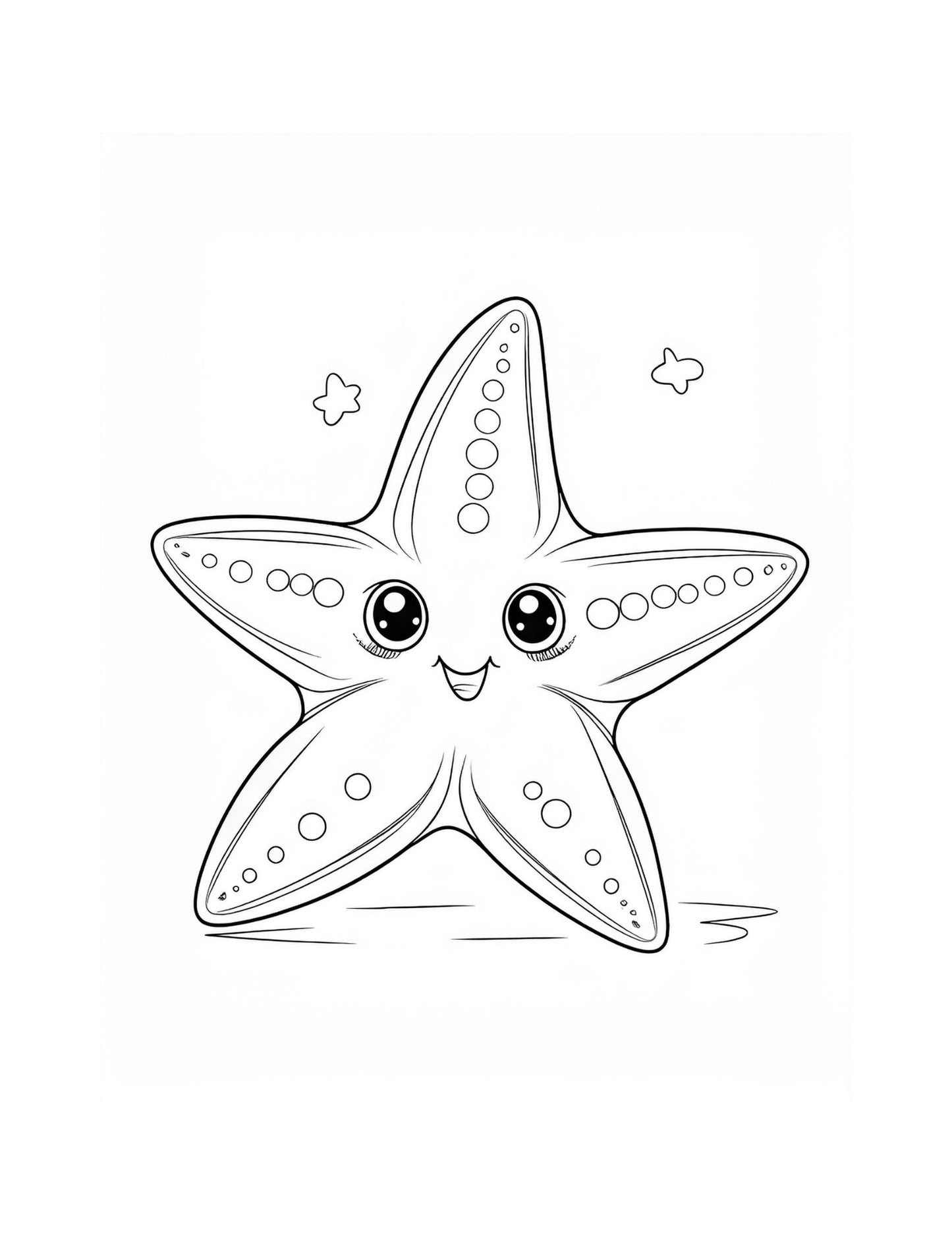 Malbuch für Kinder - Meerestiere