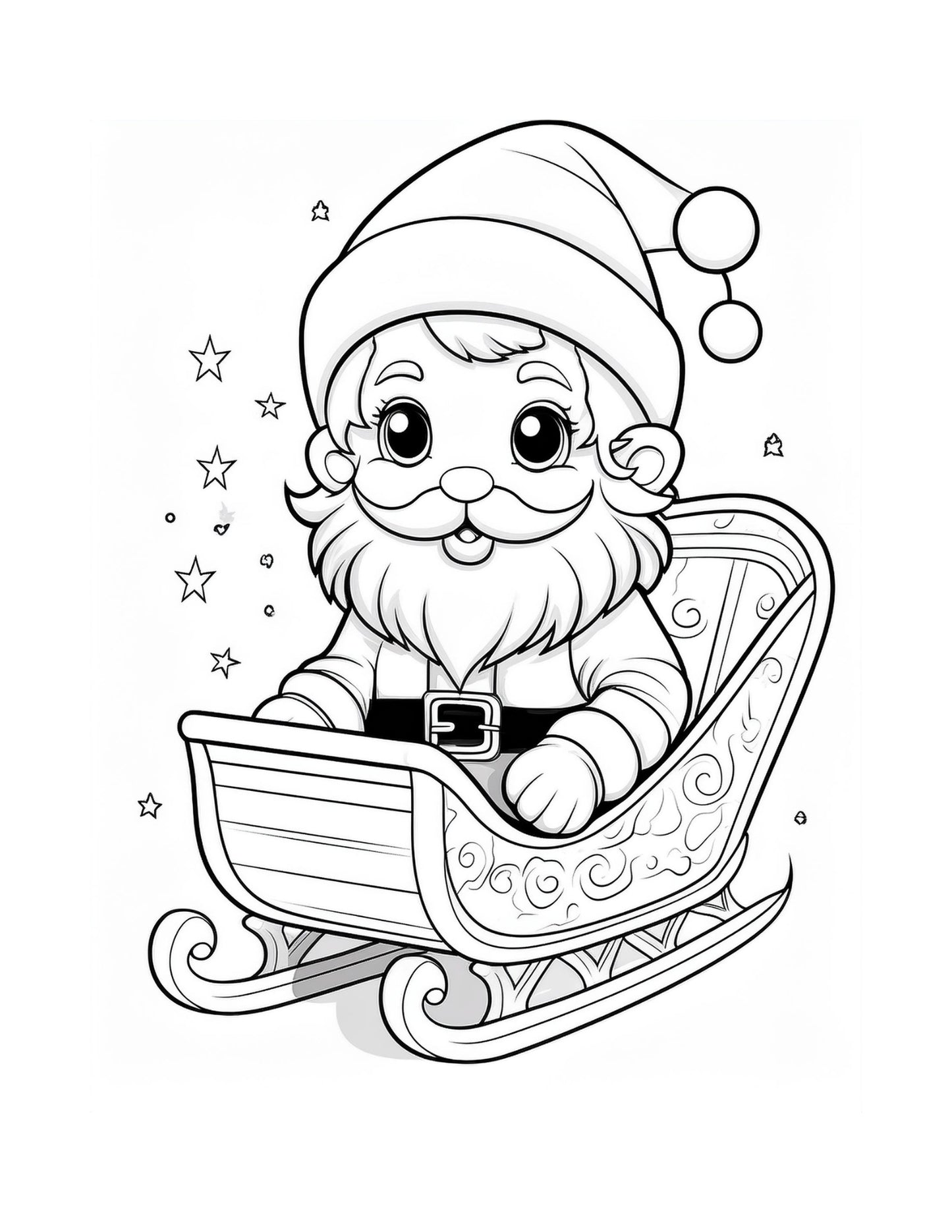 Coloring book for children - Christmas