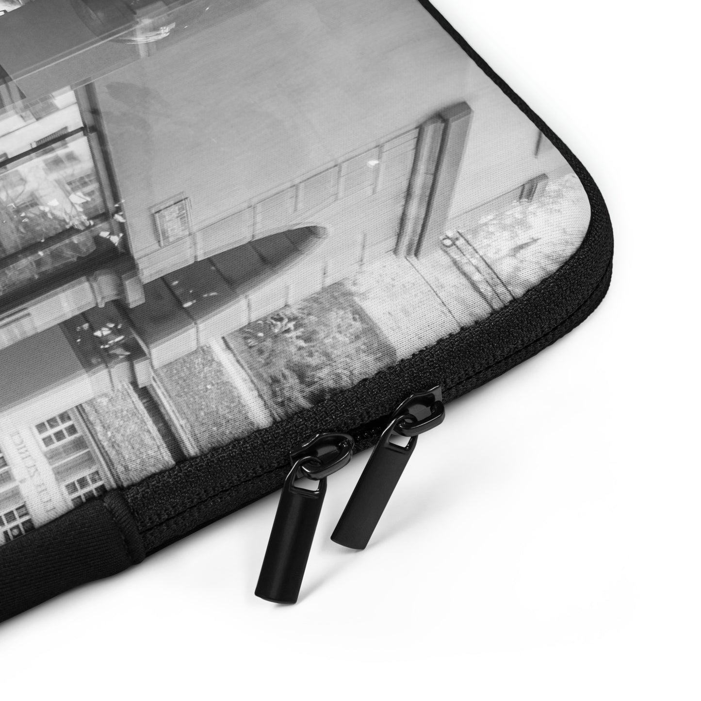 Designer Laptop Tasche black & white