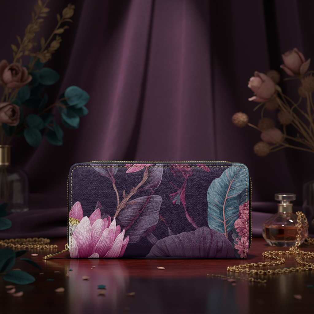 Design Lederportmonnaie Gross