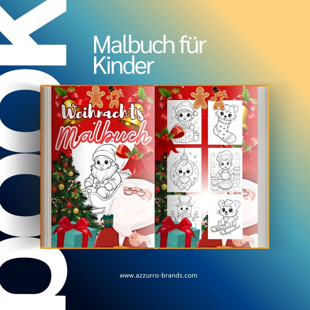 Coloring book for children - Christmas