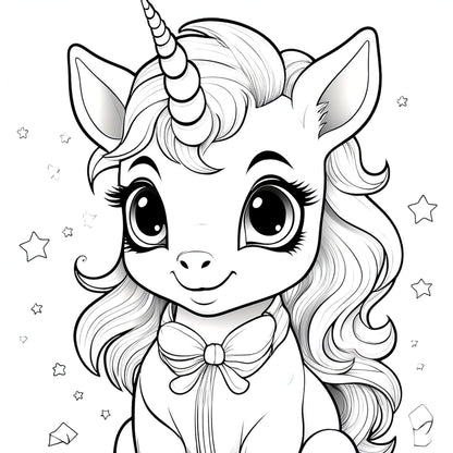 Malbuch für Kinder -Fabelwesen