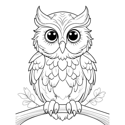 Livre de coloriage pour enfants - Dans la forêt