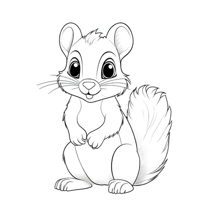 Livre de coloriage pour enfants - Dans la forêt