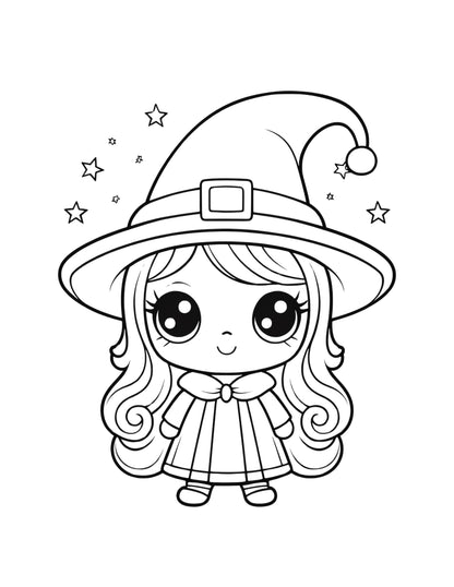 Malbuch für Kinder - Halloween