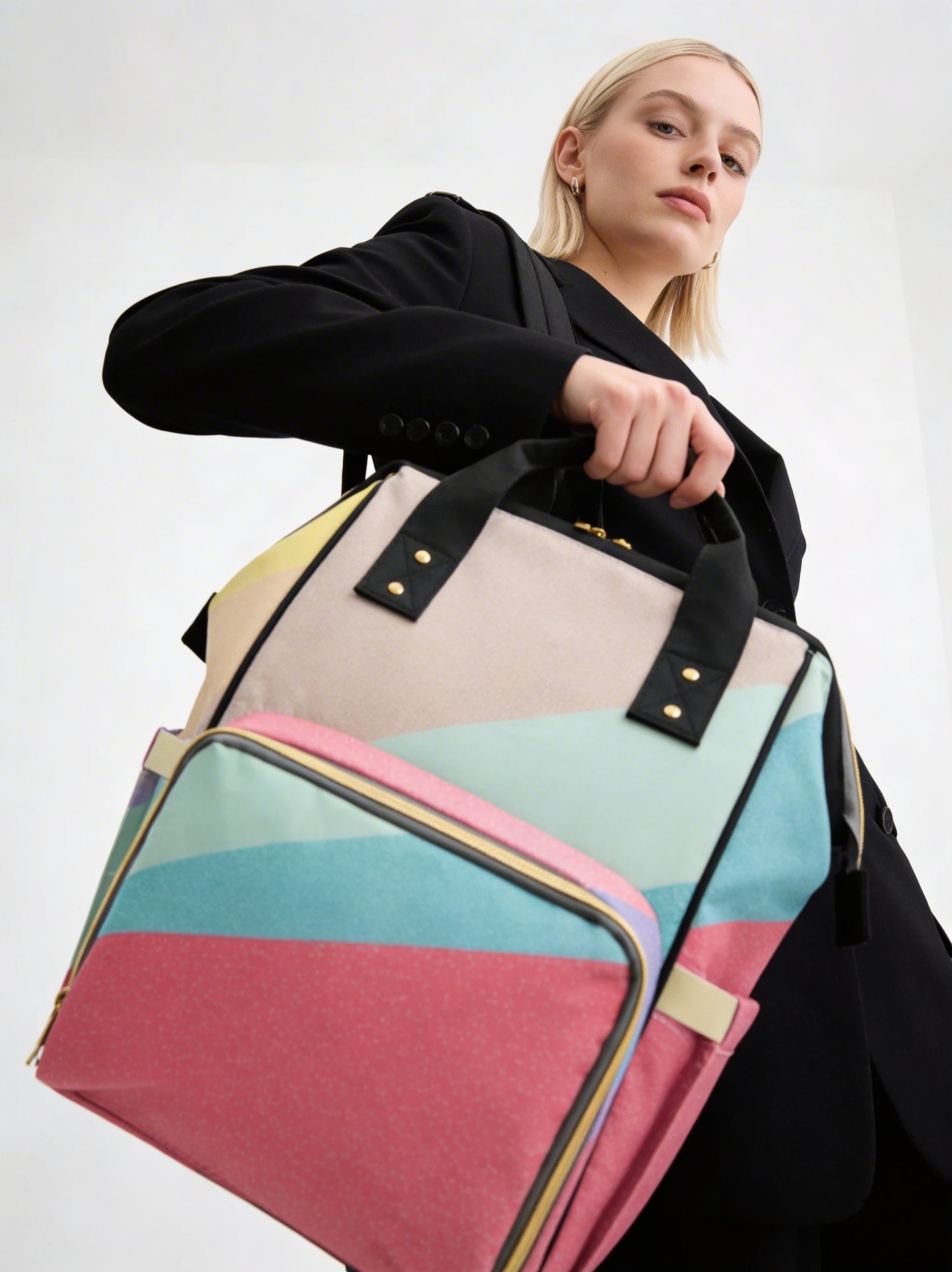 Amor di Stelle® AVVENTURA – Stylischer Designer-Wickelrucksack mit Kunstmotiv