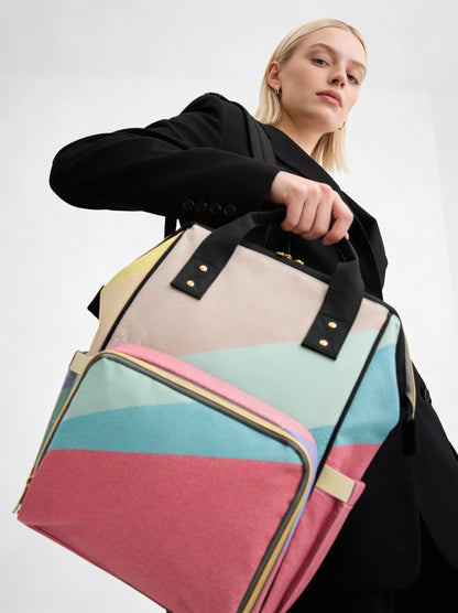 Amor di Stelle® AVVENTURA – Stylischer Designer-Wickelrucksack mit Kunstmotiv