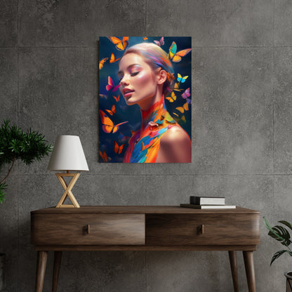 Butterfly Woman / 80 x 60 cm, PhotoSCHWEIZ