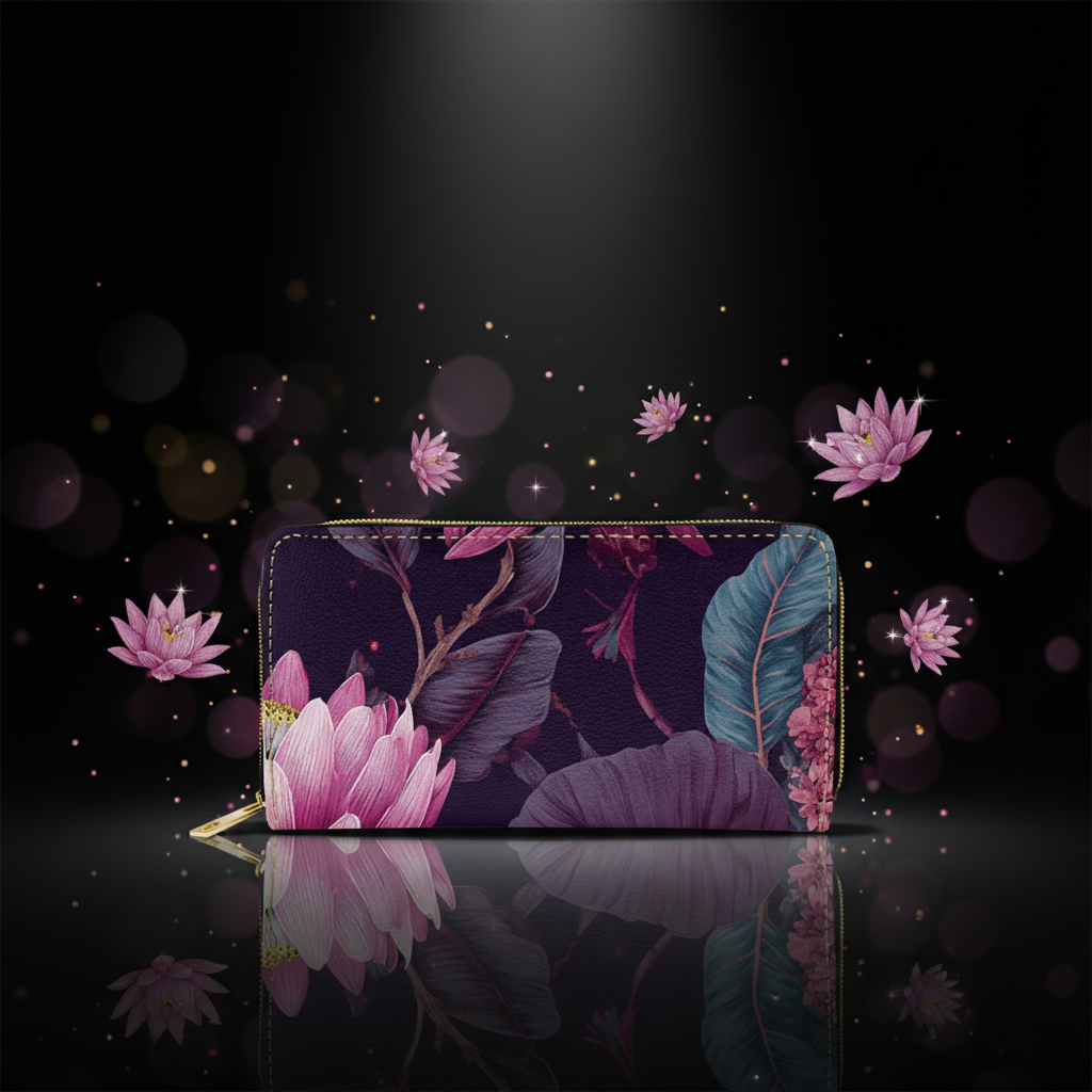 Design Lederportmonnaie Gross