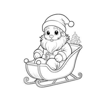 Malbuch für Kinder - Weihnachten 2