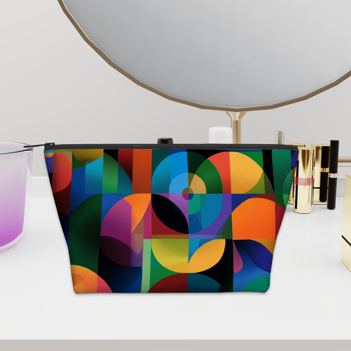 Make-up-Tasche aus robustem Oxford-Stoff