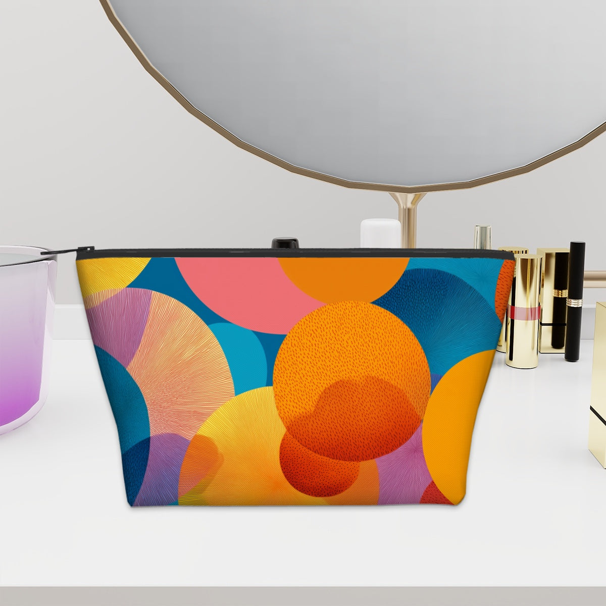 Make-up-Tasche aus robustem Oxford-Stoff