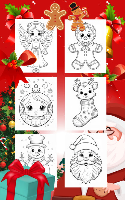 Malbuch für Kinder - Weihnachten