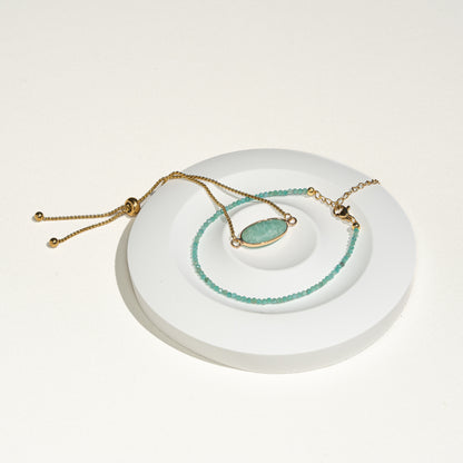 Amazonit Armband, handmade
