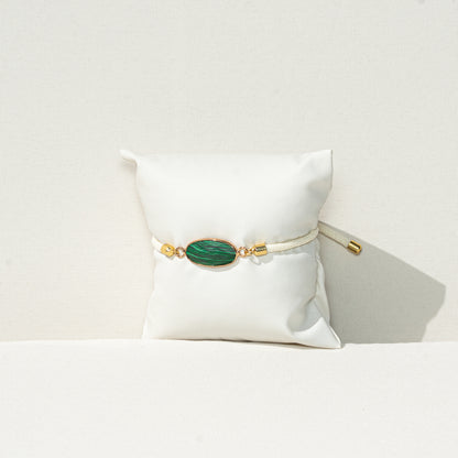 Synthetischer Malachit Armband, handmade