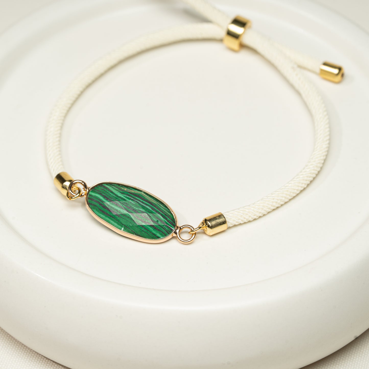 Synthetischer Malachit Armband, handmade