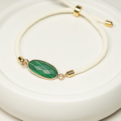 Synthetischer Malachit Armband, handmade