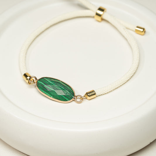 Synthetischer Malachit Armband, handmade