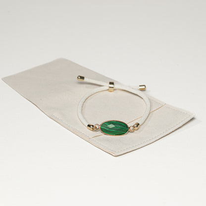 Synthetischer Malachit Armband, handmade