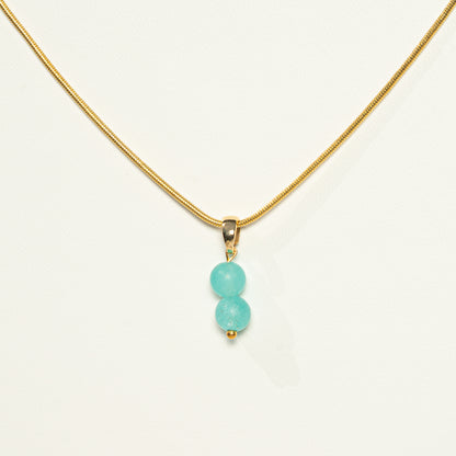 Set Aquamarin, handmade