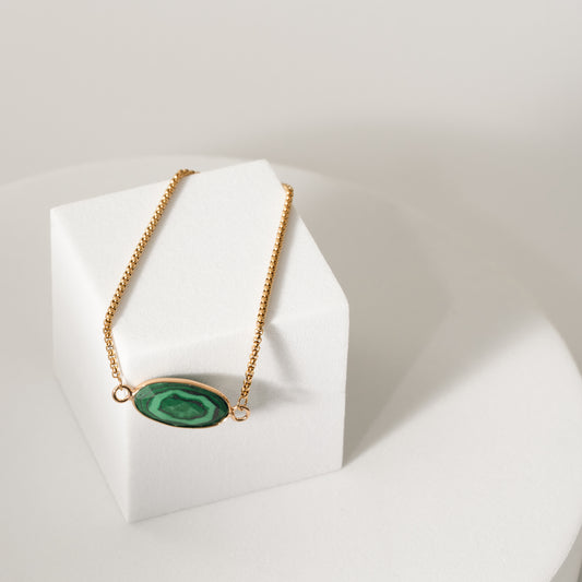 Synthetischer Malachit Armband