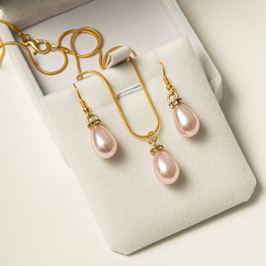 Set rosa Perlen