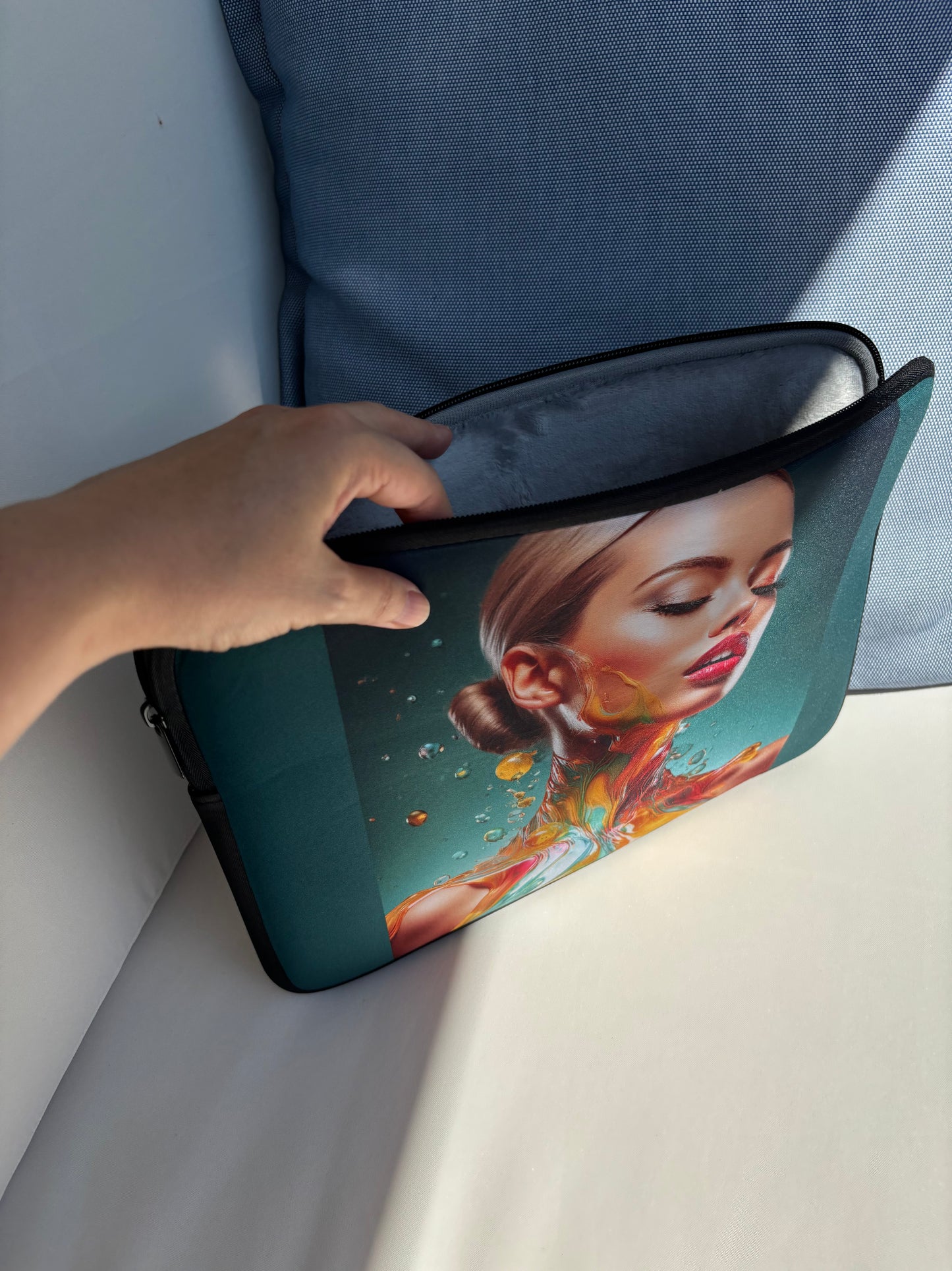 Laptop-Tasche aquamarin
