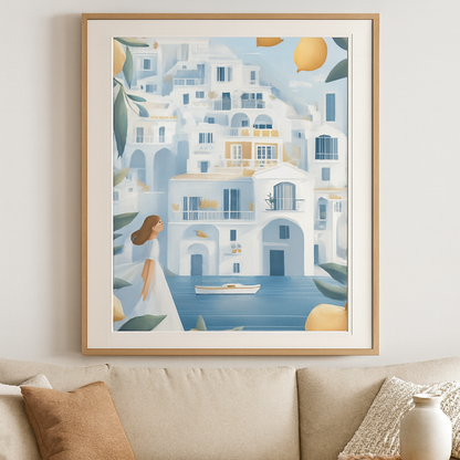 Wandbild Amalfi Küste