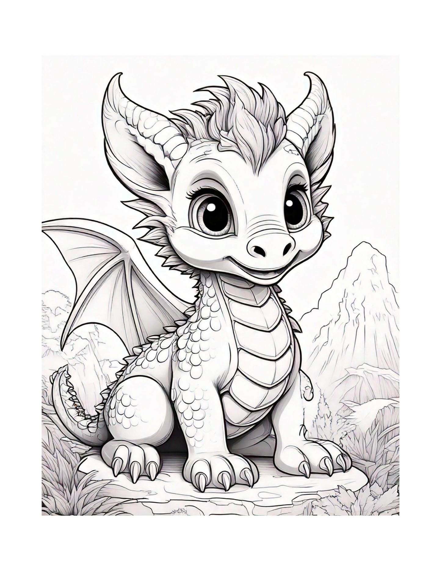 Livre de coloriage pour enfants - créatures mythiques