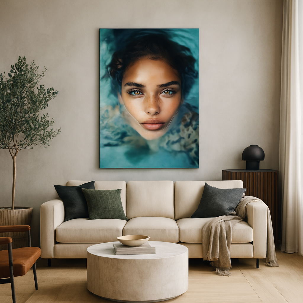 Wandbild Out of water