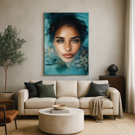 Wandbild Out of water