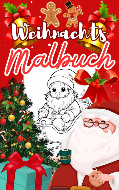 Malbuch für Kinder - Weihnachten