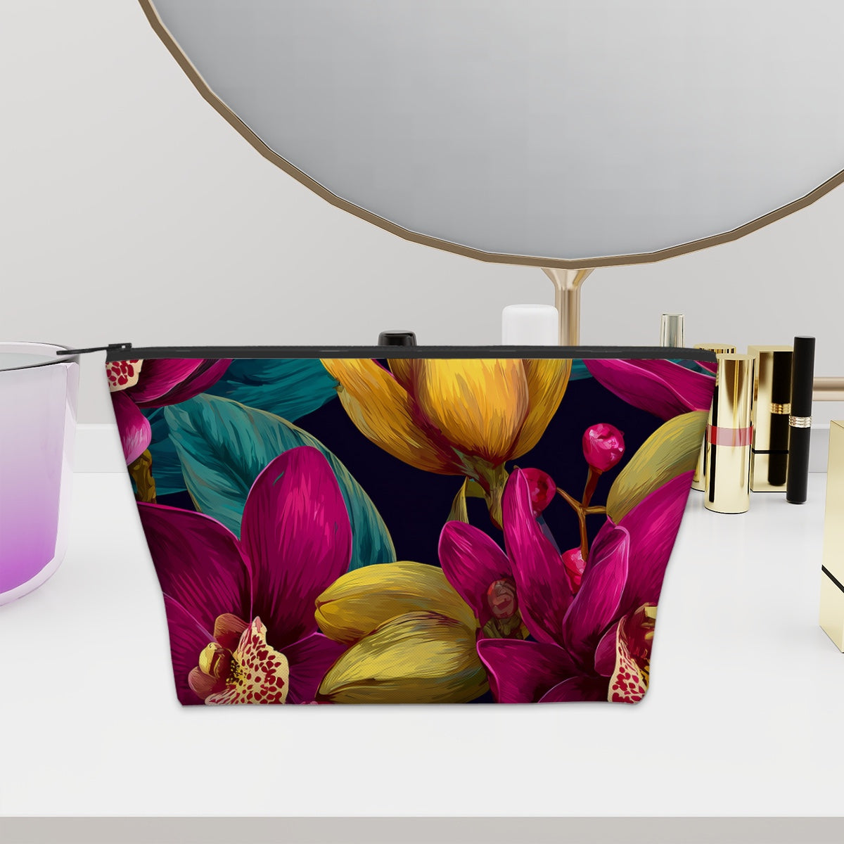 Make-up-Tasche aus robustem Oxford-Stoff