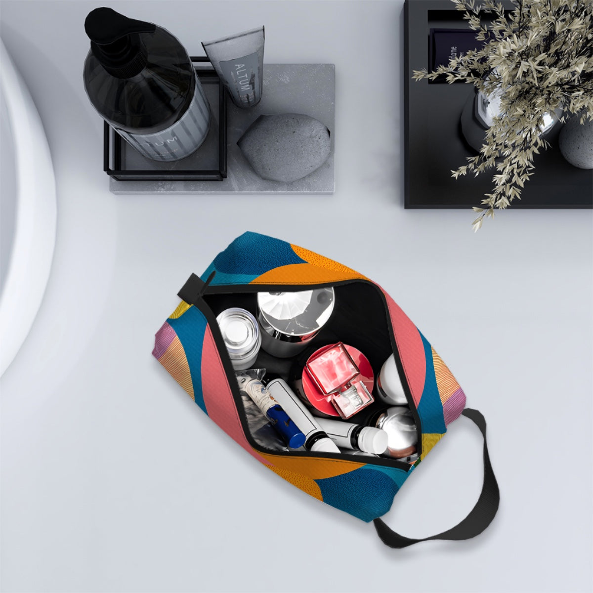 Reise-Kulturbeutel mit viel Stauraum