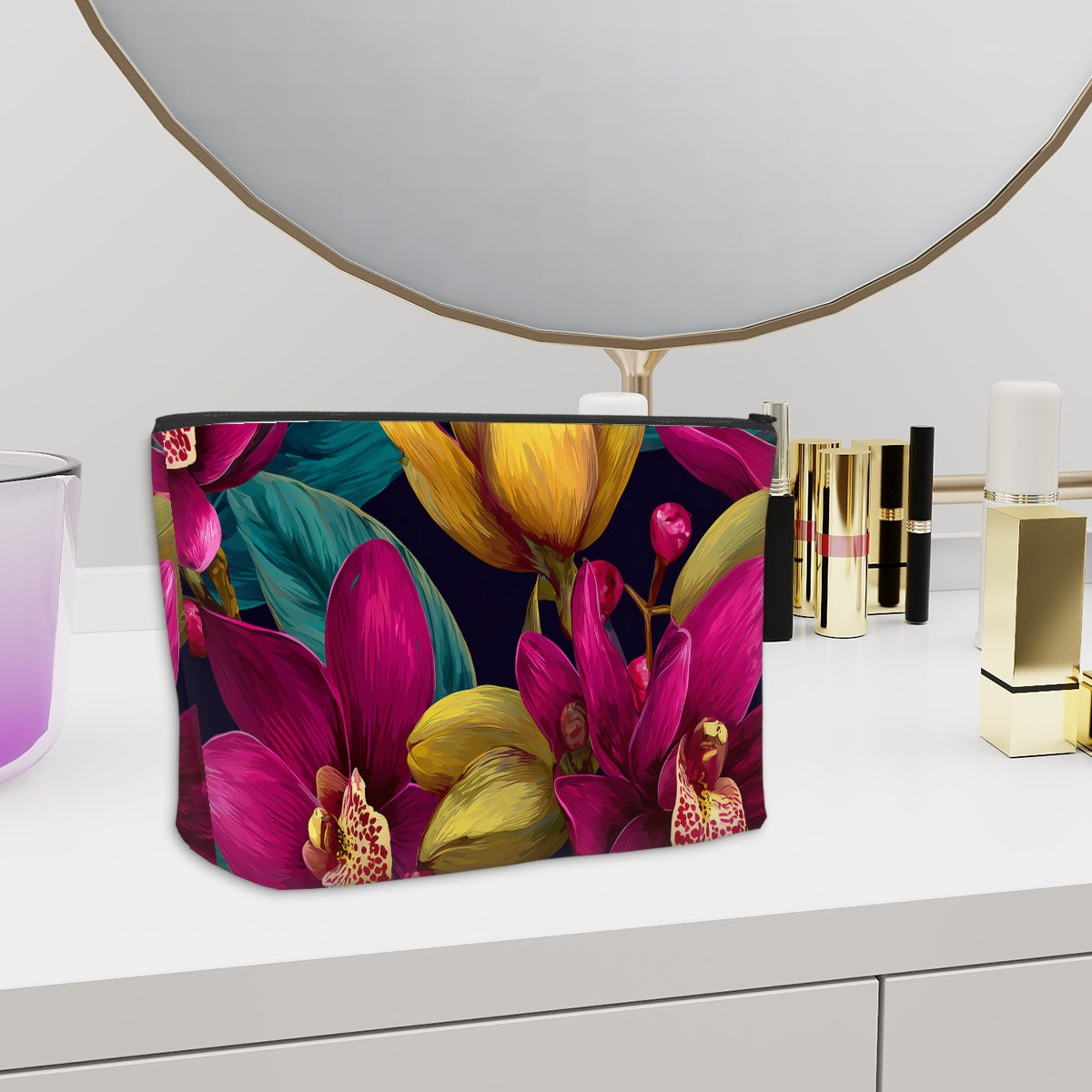 Make-up-Tasche aus robustem Oxford-Stoff