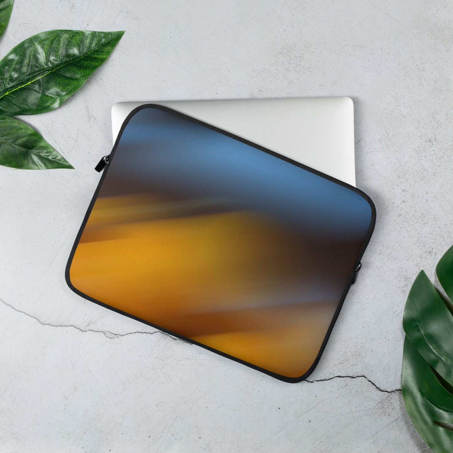 Designer Laptop Tasche yellow/blue