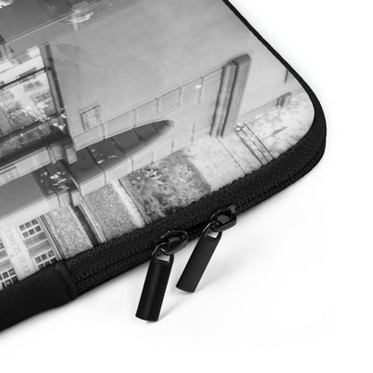 Designer Laptop Tasche black & white