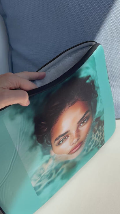 Laptop-Tasche azur